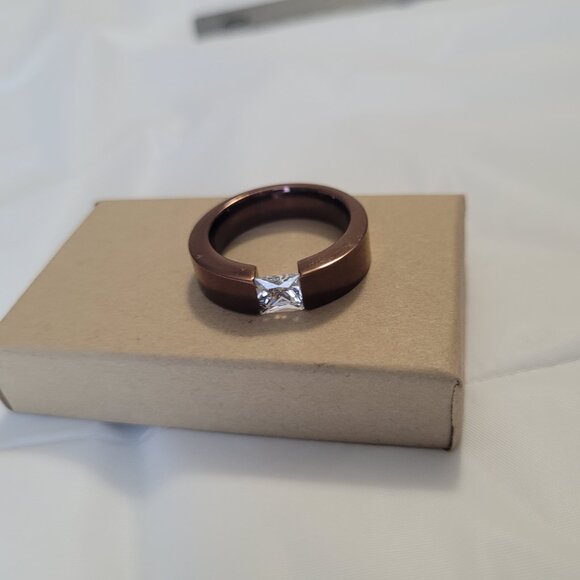 Inox 316L Stainless Men's Band Size 10 1/4 Copper Colored - Picture 2 of 10